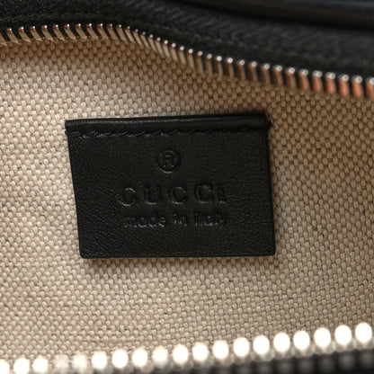 Gucci Calfskin GG Tennis Embossed Pocket Belt Bag Black 6 of 10