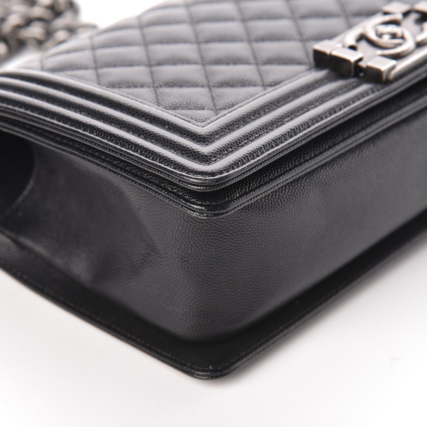 Chanel Caviar Quilted Medium Boy Flap Black 10 of 10