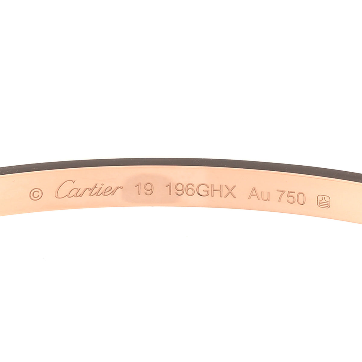 Cartier 18K Pink Gold Small LOVE Bracelet 19 3 of 6