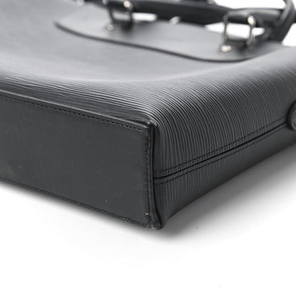 Louis Vuitton Epi Porte-Documents Jour Briefcase Black 8 of 11