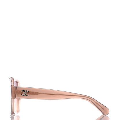 Chanel CC Squared Quilted Sunglasses 5385 Light Pink 3 of 7