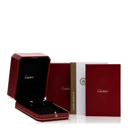 Cartier 18K White Gold Diamond .49ctw C De Cartier Earrings 5 of 5