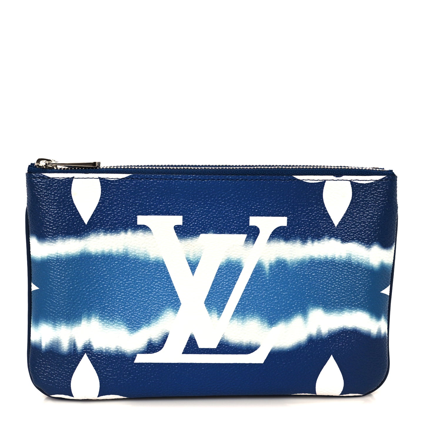 Monogram Giant Escale Double Zip Pochette Blue