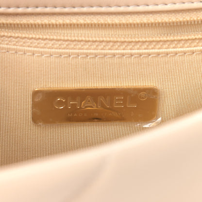 Chanel Lambskin Quilted Medium Chanel 19 Flap Beige 6 of 9