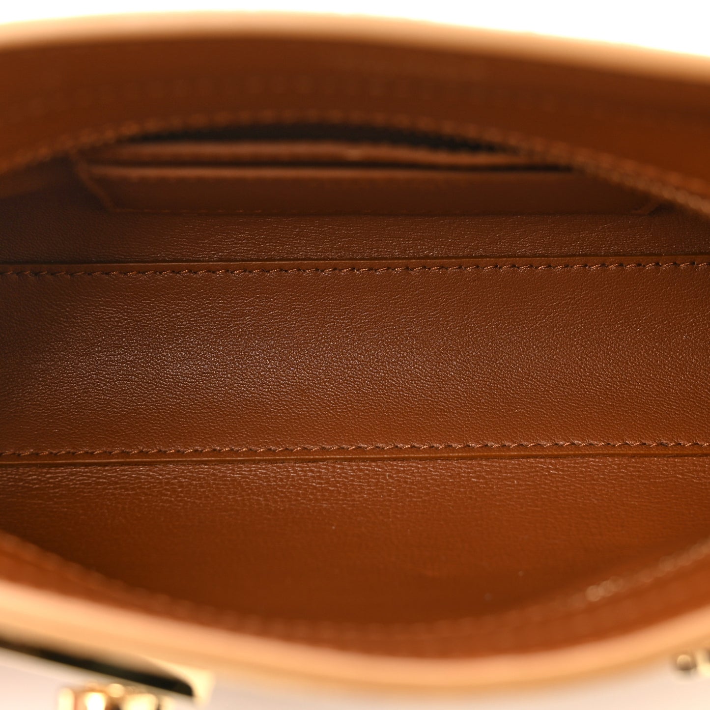 Suede Alligator Embossed Mini Hug Crossbody Bag Natural Brown