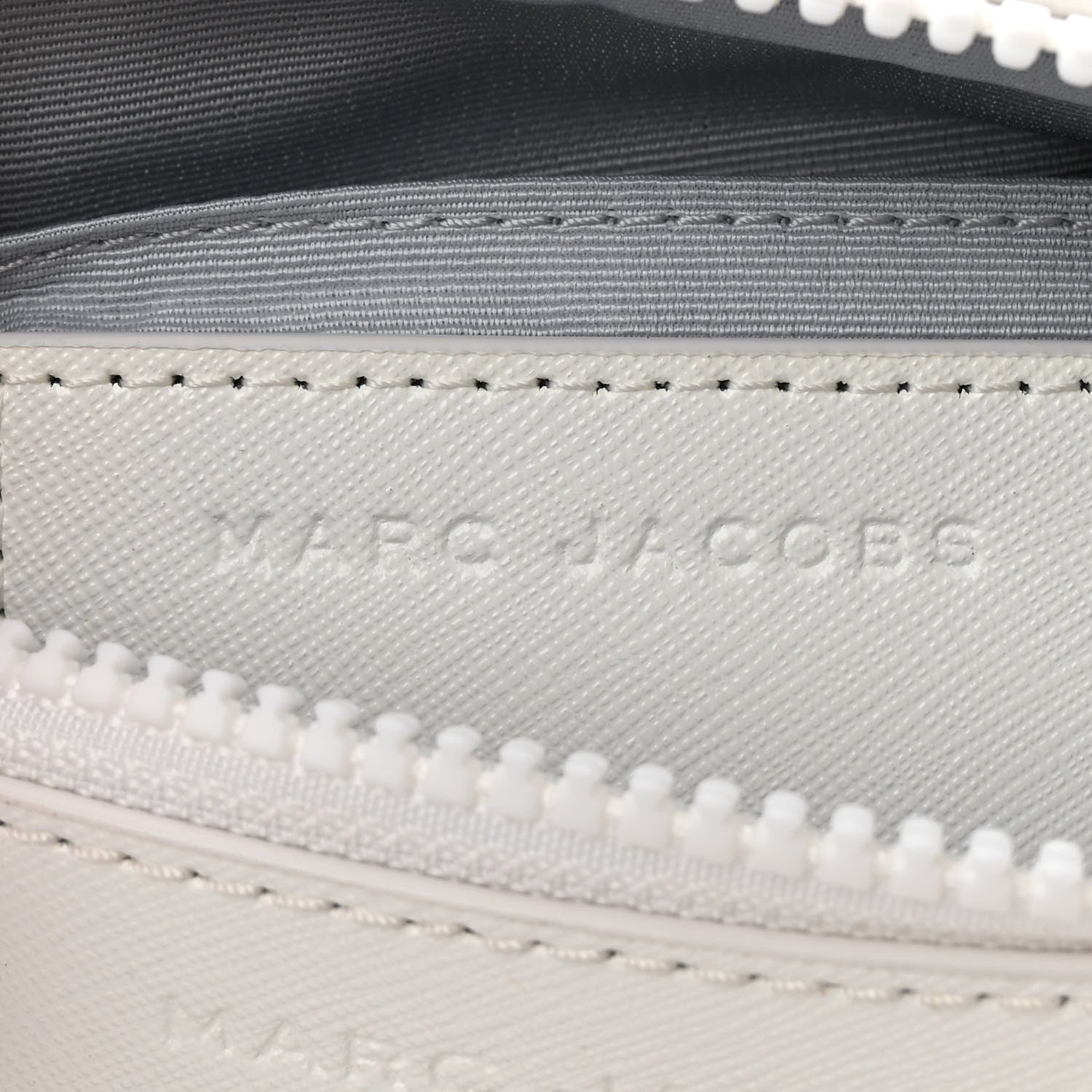 Marc Jacobs Saffiano Small Snapshot Camera Bag White 7 of 11