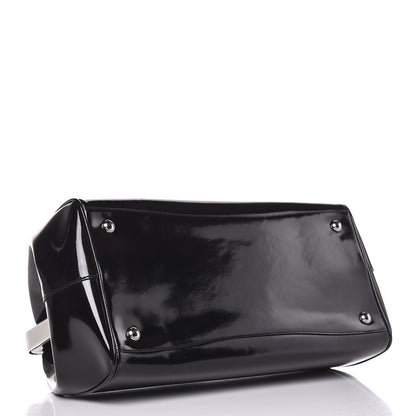Prada Spazzolato Frame Bag Black 4 of 10