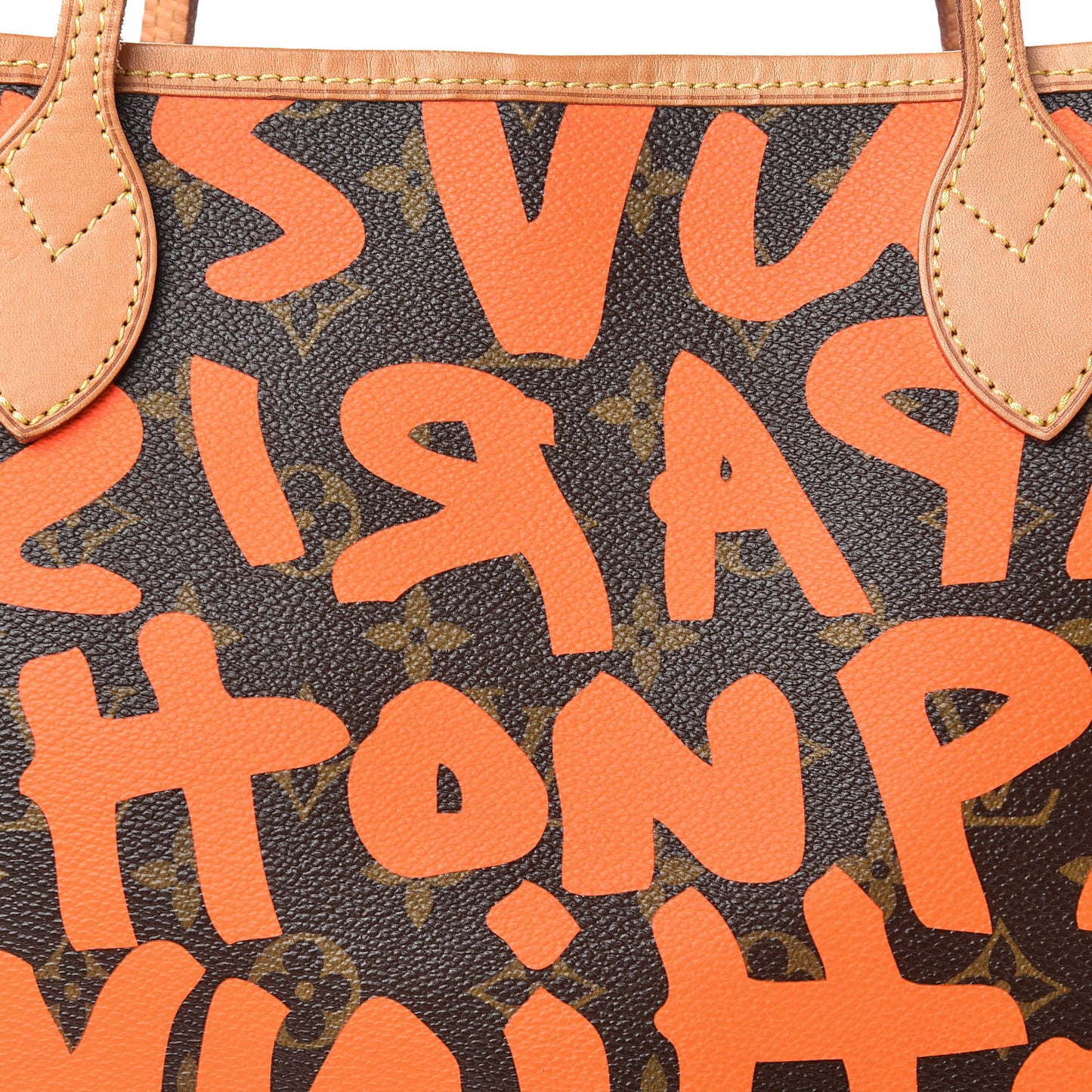 Monogram Graffiti Neverfull GM Orange