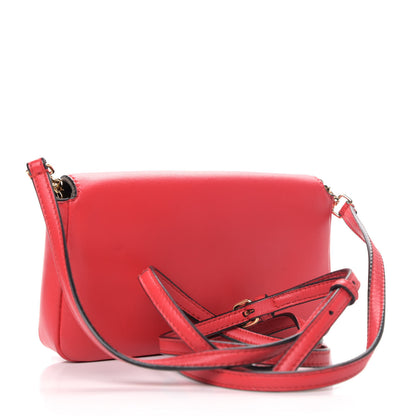 Fendi Nappa Rabbit Fox Fur Micro Buggie Baguette Fiamma Rosa 2 of 4