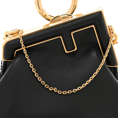 Fendi Shiny Nappa Nano Fendi First Bag Charm Black 8 of 11