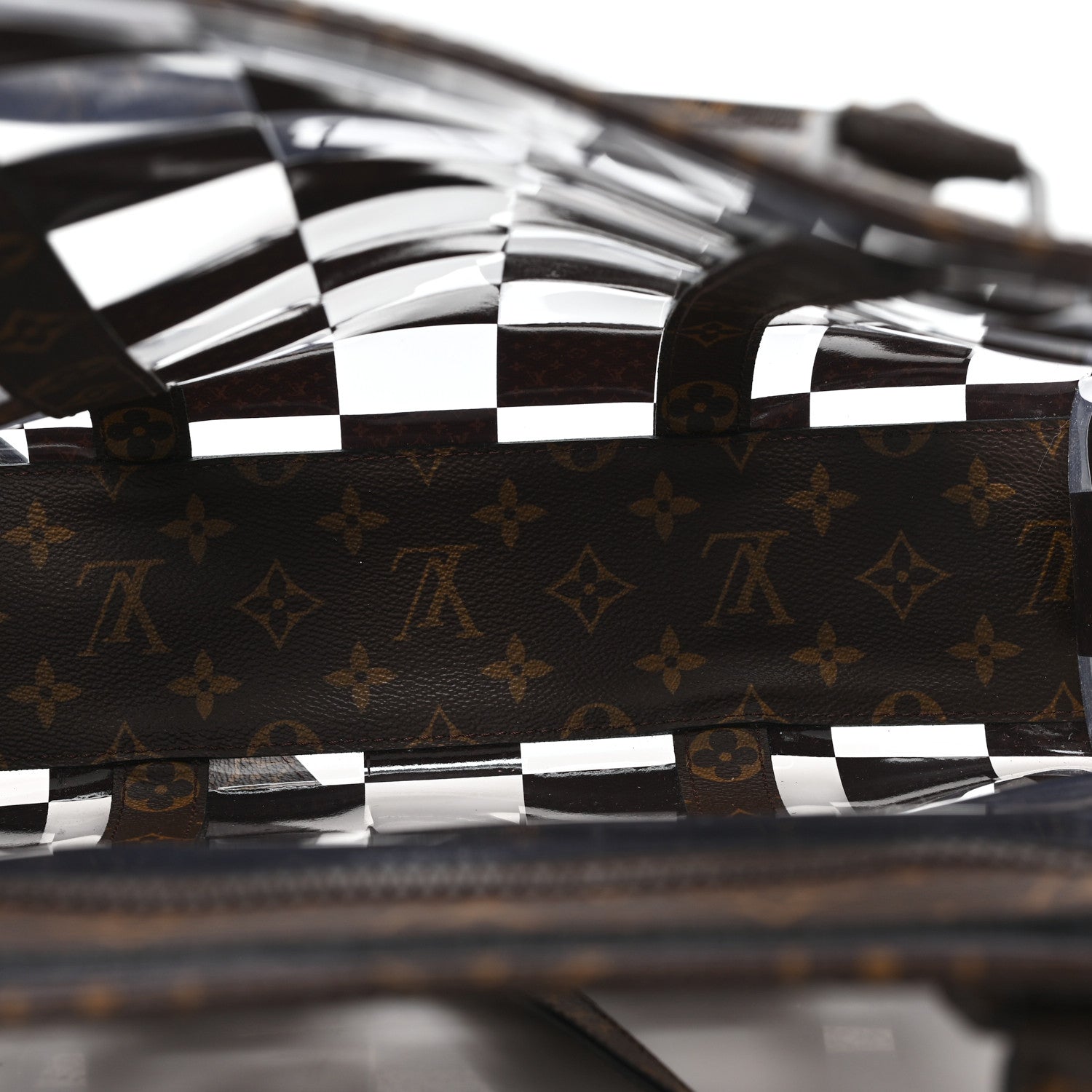 Louis Vuitton PVC Monogram Chess Sac Plat 5 of 9
