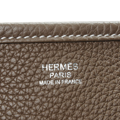 Hermes Taurillon Clemence Evelyne III PM Etoupe 6 of 7