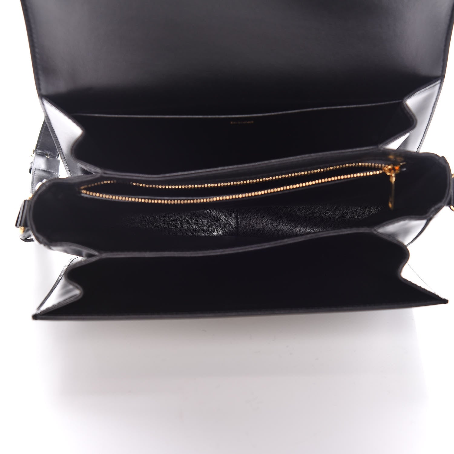 Celine Textile Natural Calfskin Large Triomphe Black 5 of 9