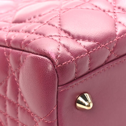 Christian Dior Lambskin Cannage Medium Lady Dior Purple 11 of 12