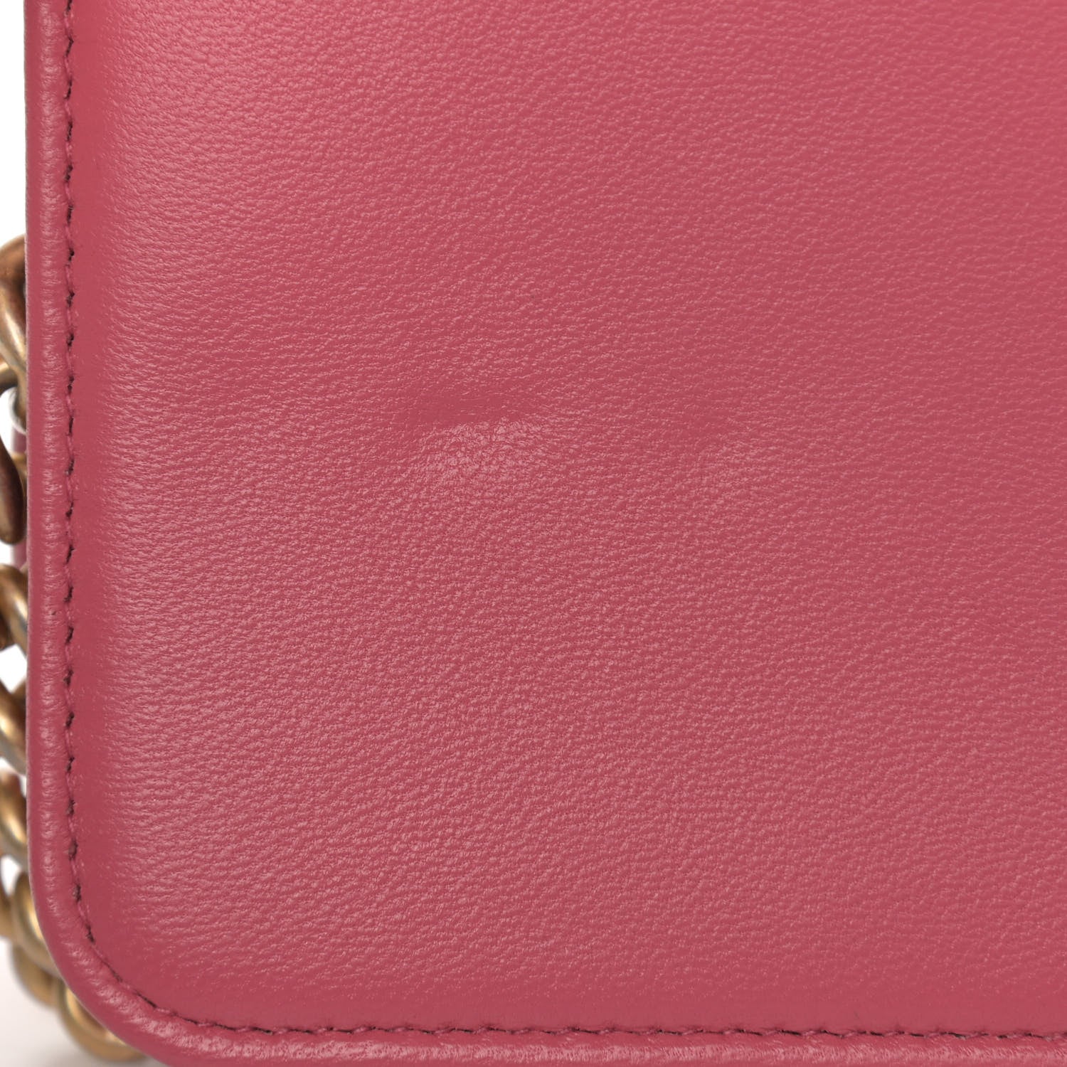 Chanel Lambskin Quilted Boy Wallet On Chain WOC Pink 10 of 12