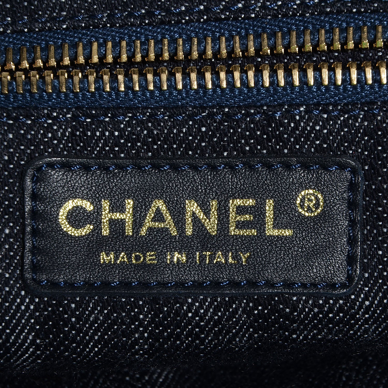 Chanel Denim CC Double Pocket Shoulder Bag Blue 7 of 7