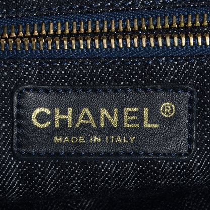 Chanel Denim CC Double Pocket Shoulder Bag Blue 7 of 7