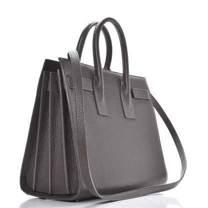 Saint Laurent Grained Calfskin Small Sac De Jour Dark Anthracite 4 of 8