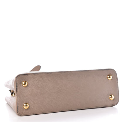 Louis Vuitton Taurillon Python Capucines PM Galet 5 of 7