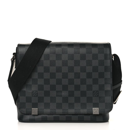 Louis Vuitton Damier Graphite District PM 1 of 10