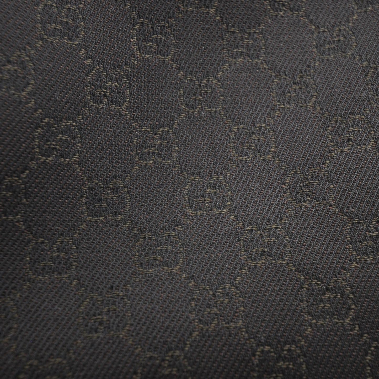 Denim Monogram Tote Dark Brown