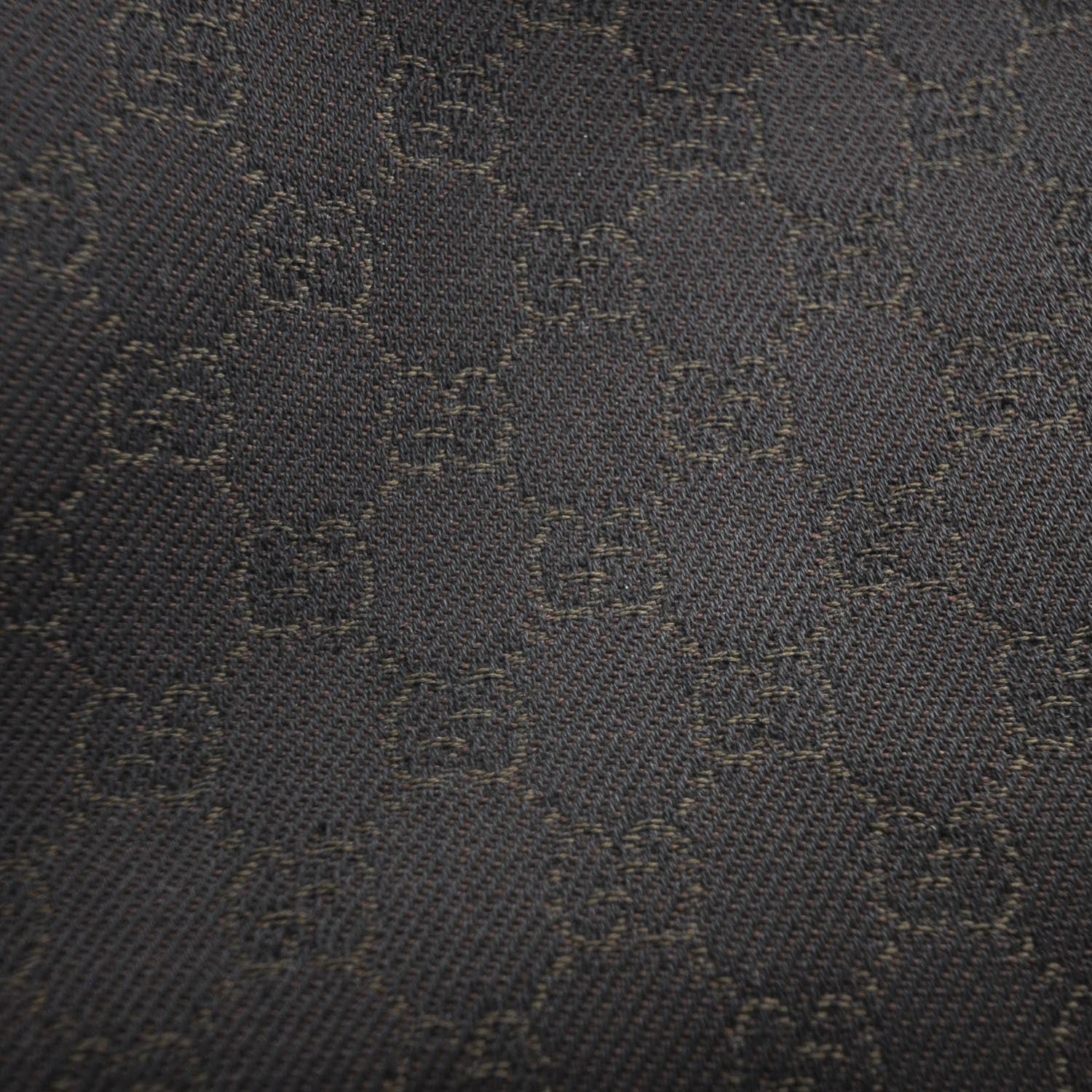 Gucci Denim Monogram Tote Dark Brown 10 of 11