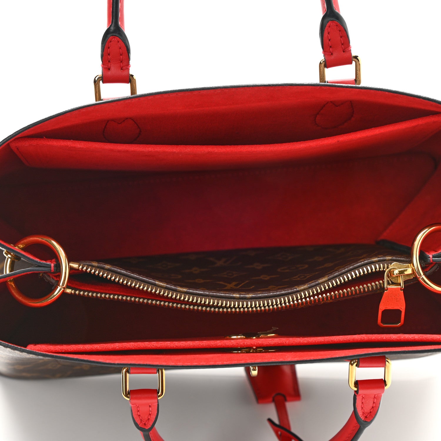 Louis Vuitton Monogram Flower Tote Coquelicot 5 of 10