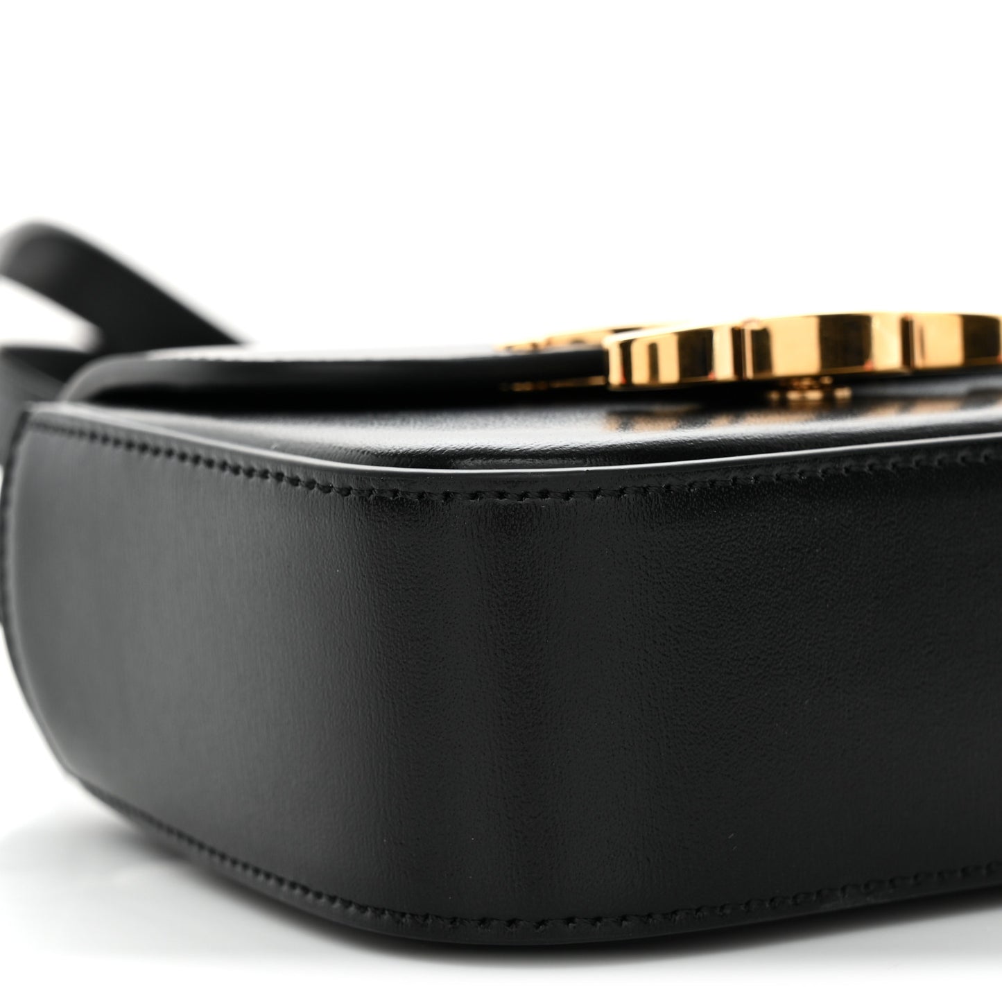 Shiny Calfskin Mini Claude Black