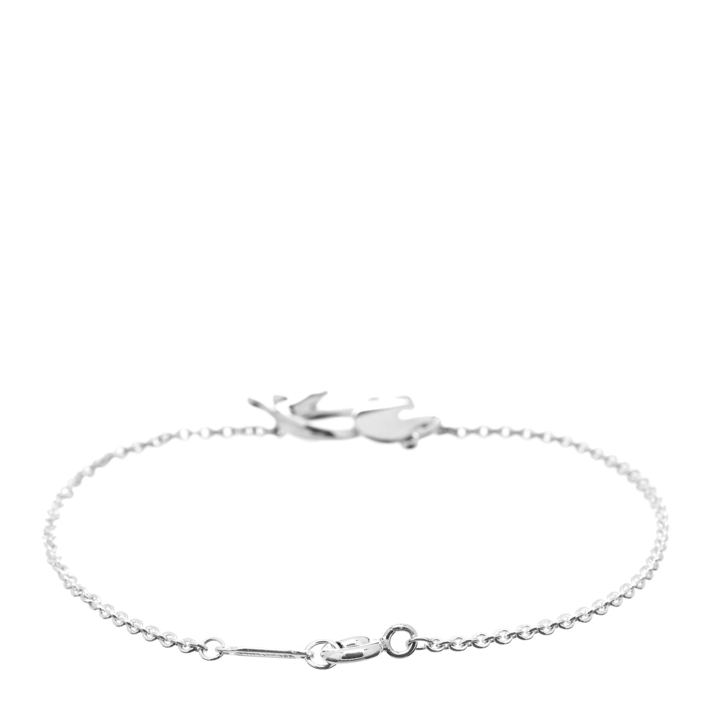 Sterling Silver Tsavorite Save the Wild Elephant Bracelet