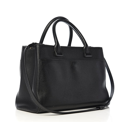 Chanel Grained Calfskin Small Neo Executive Shopper Tote Black 2 of 14