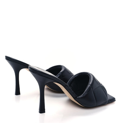 Bottega Veneta Nappa Quilted Rubber Lido Mule Sandals 41 Black 4 of 7