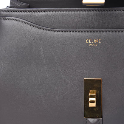 Celine Satinated Calfskin Small 16 Top Handle Bag Gray 13 of 14