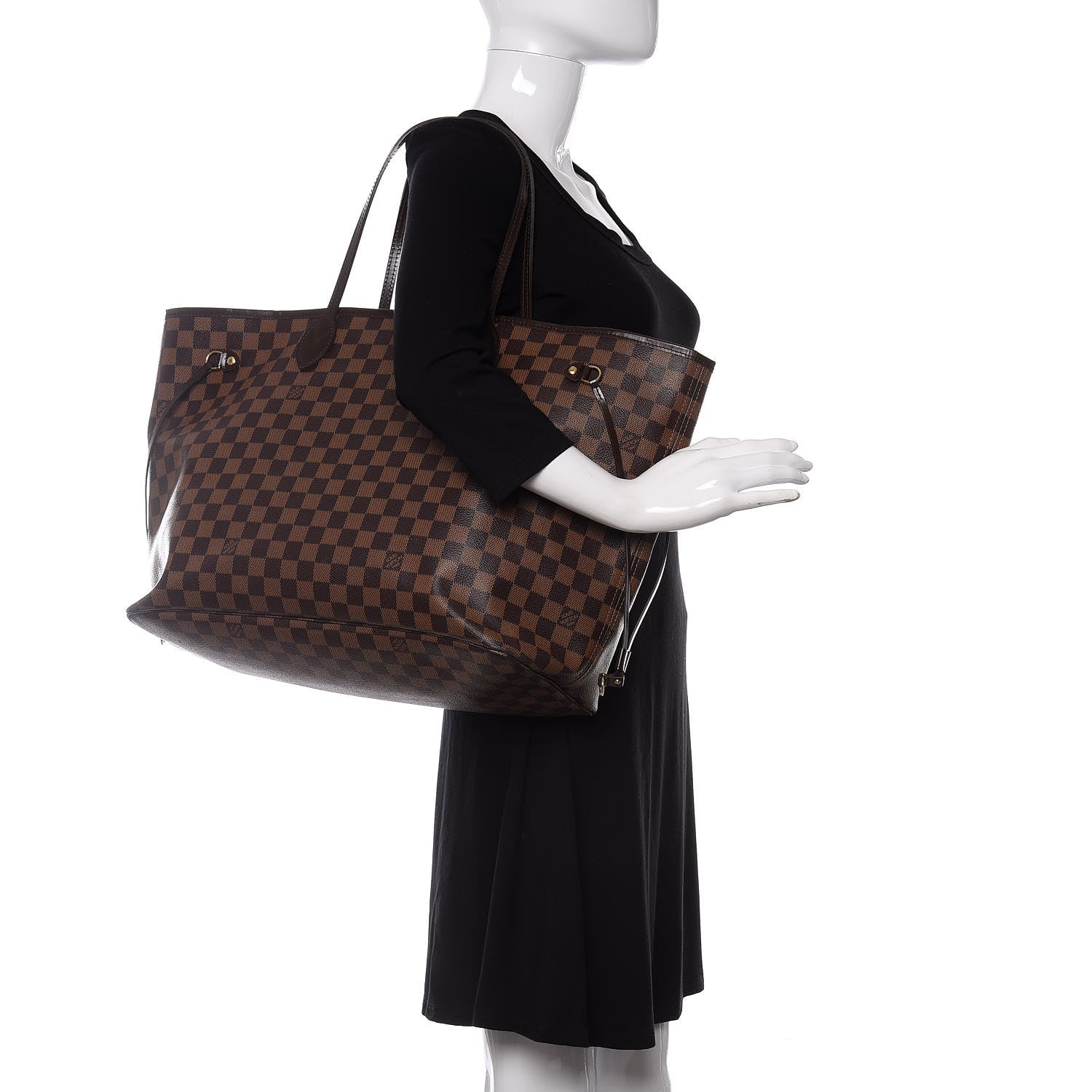 Louis Vuitton Damier Ebene Neo Neverfull GM 2 of 9