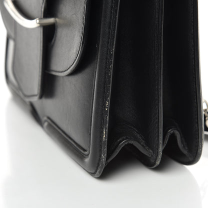 Alexander McQueen Calfskin Heroine Chain Satchel Black 16 of 18