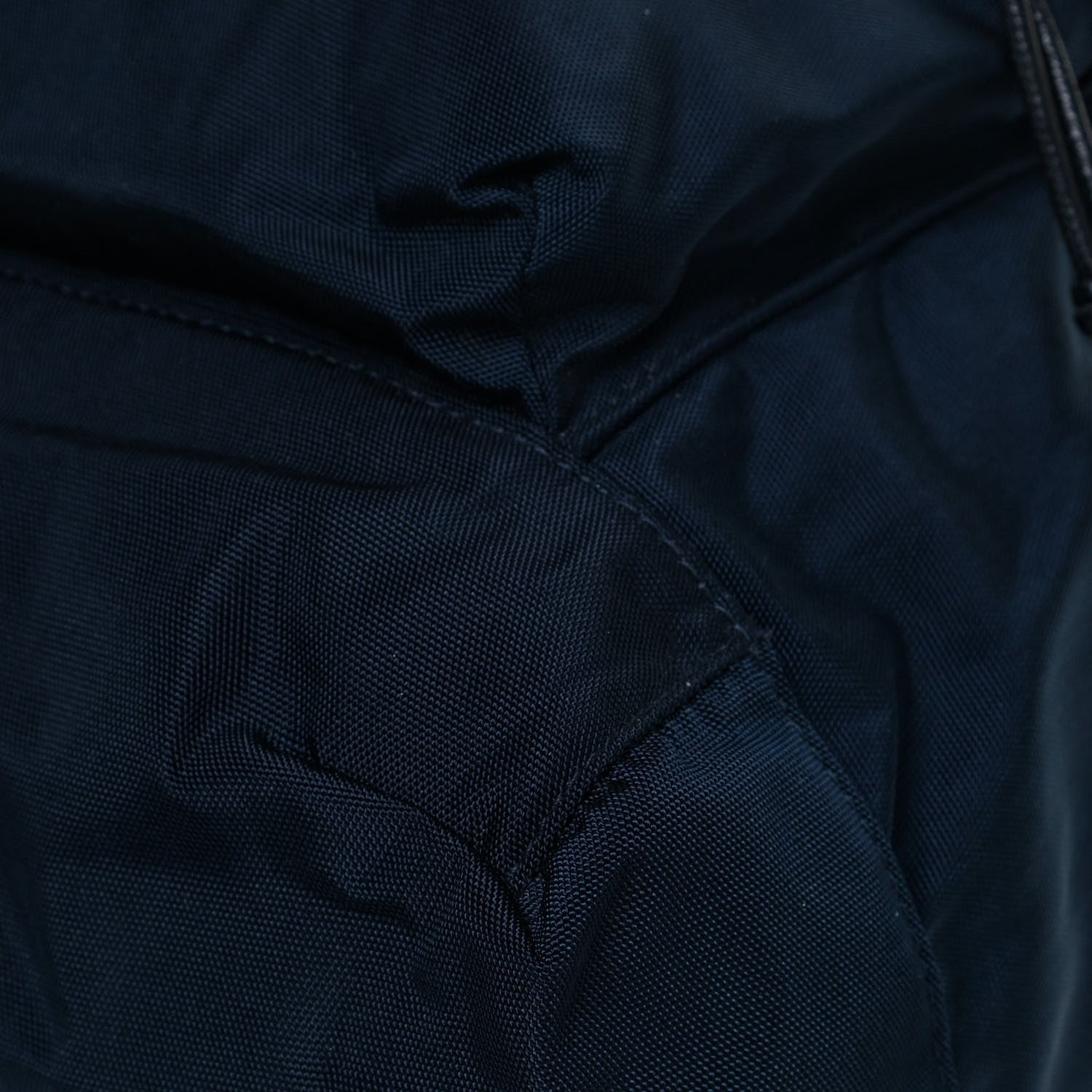 Balenciaga Nylon Political Campaign Logo Embroidered Explorer Backpack Navy 9 of 14