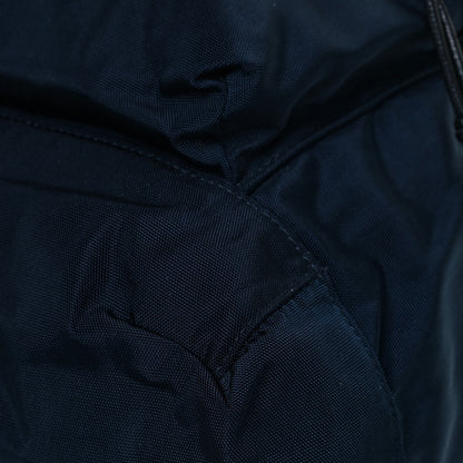 Balenciaga Nylon Political Campaign Logo Embroidered Explorer Backpack Navy 9 of 14