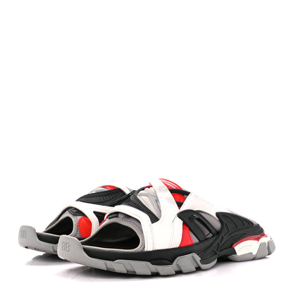 Balenciaga Rubber Mens Track Slide Sandals 42 Red 3 of 8