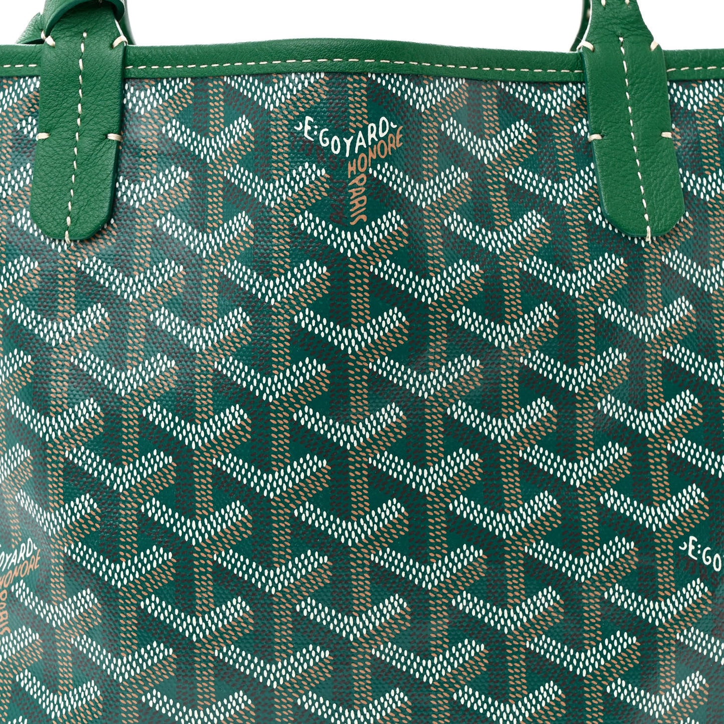 Goyardine Reversible Mini Anjou Green