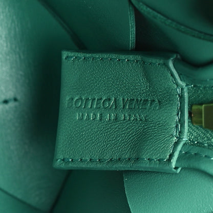 Bottega Veneta Lambskin Maxi Intreccio Small Cassette Camera Bag Mermaid 6 of 8