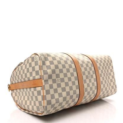 Louis Vuitton Damier Azur Keepall Bandouliere 45 3 of 10