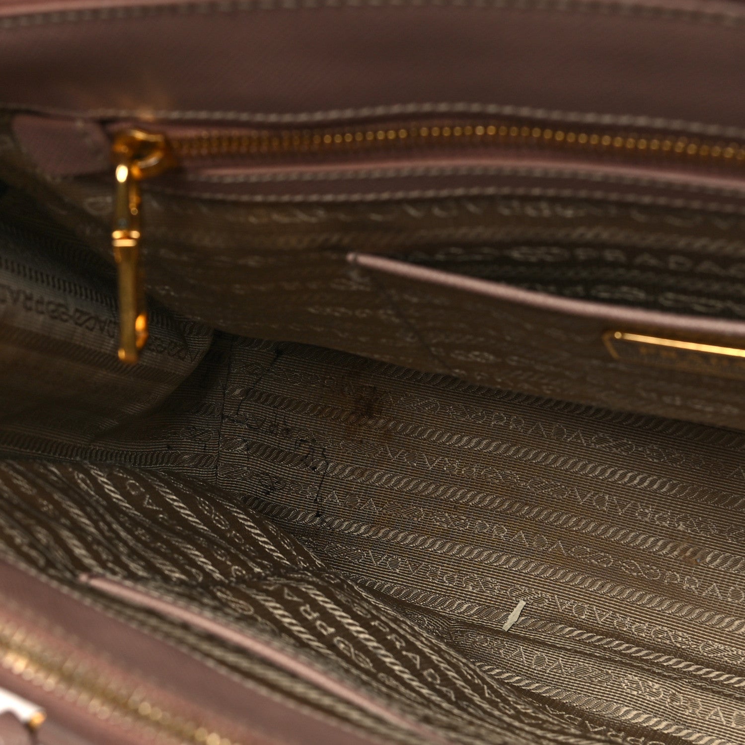 Prada Saffiano Medium Galleria Double Zip Tote Cammeo 7 of 7
