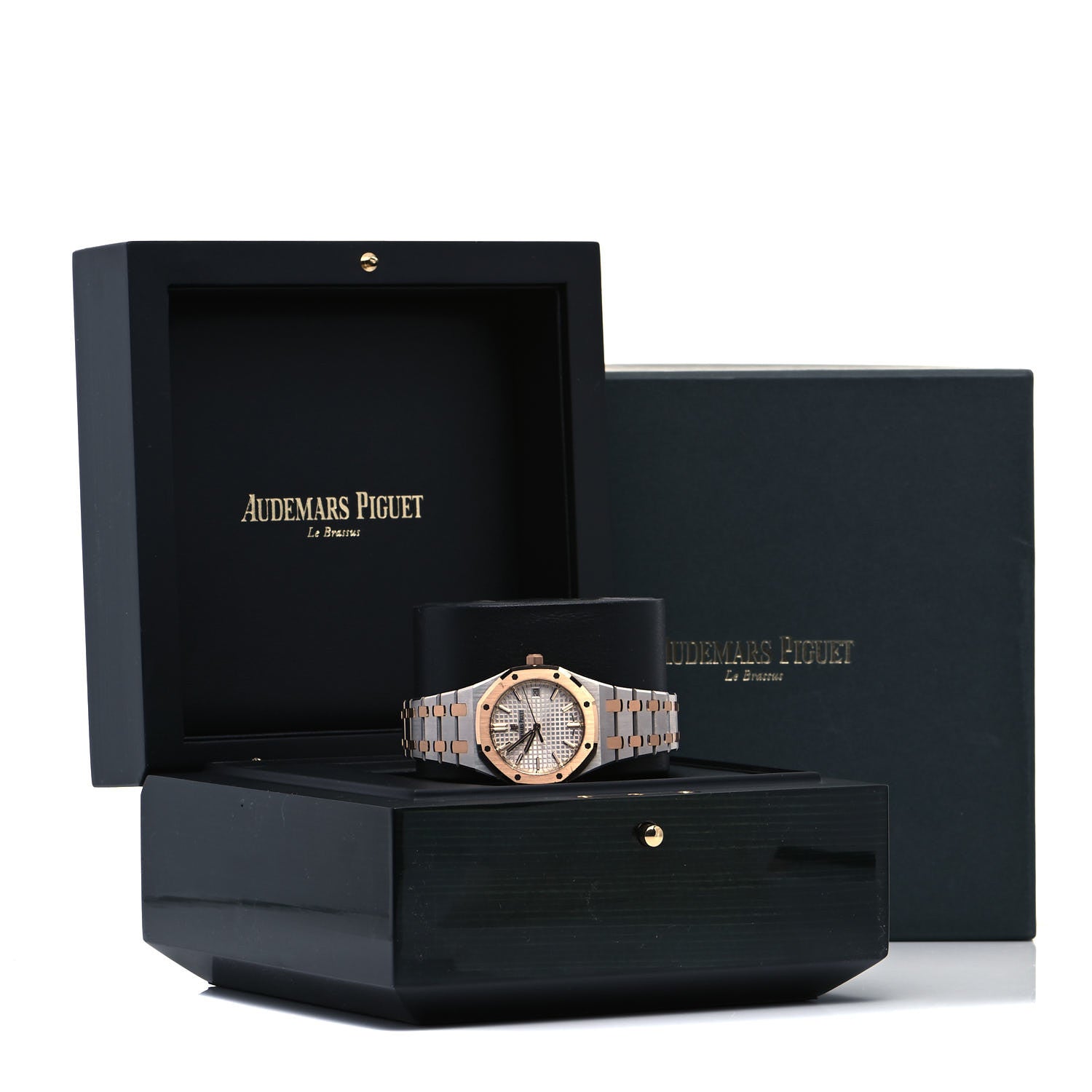 Audemars Piguet Stainless Steel 18K Rose Gold 34mm Royal Oak Automatic Watch 77350SR.OO.1261SR.01 5 of 5