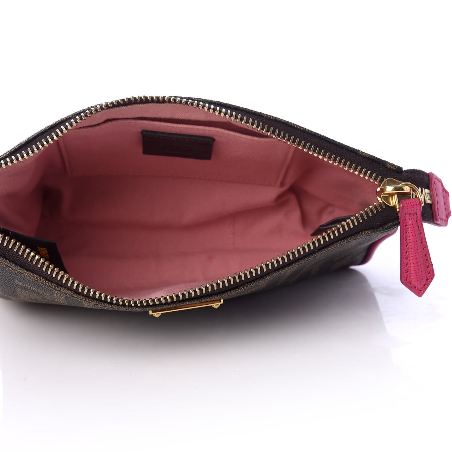 Zucca Spalmati Vitello Elite Pochette Tobacco Ciclamino