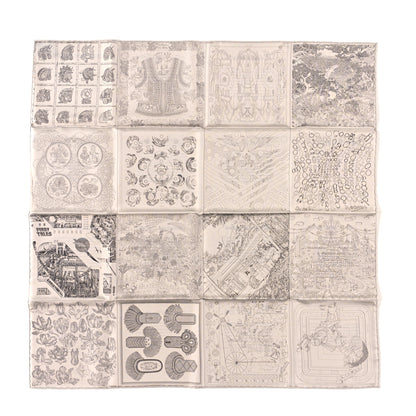Hermes Silk Etonnant Double Face Scarf 70 1 of 3