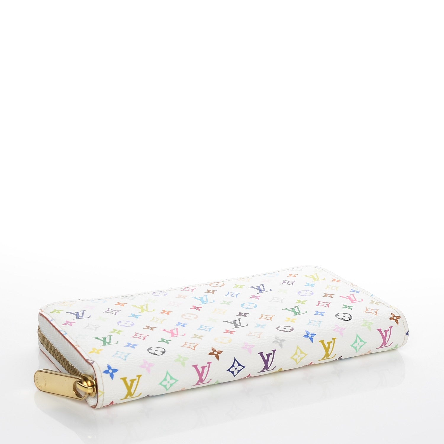 Louis Vuitton Monogram Multicolor Zippy Wallet White 4 of 6