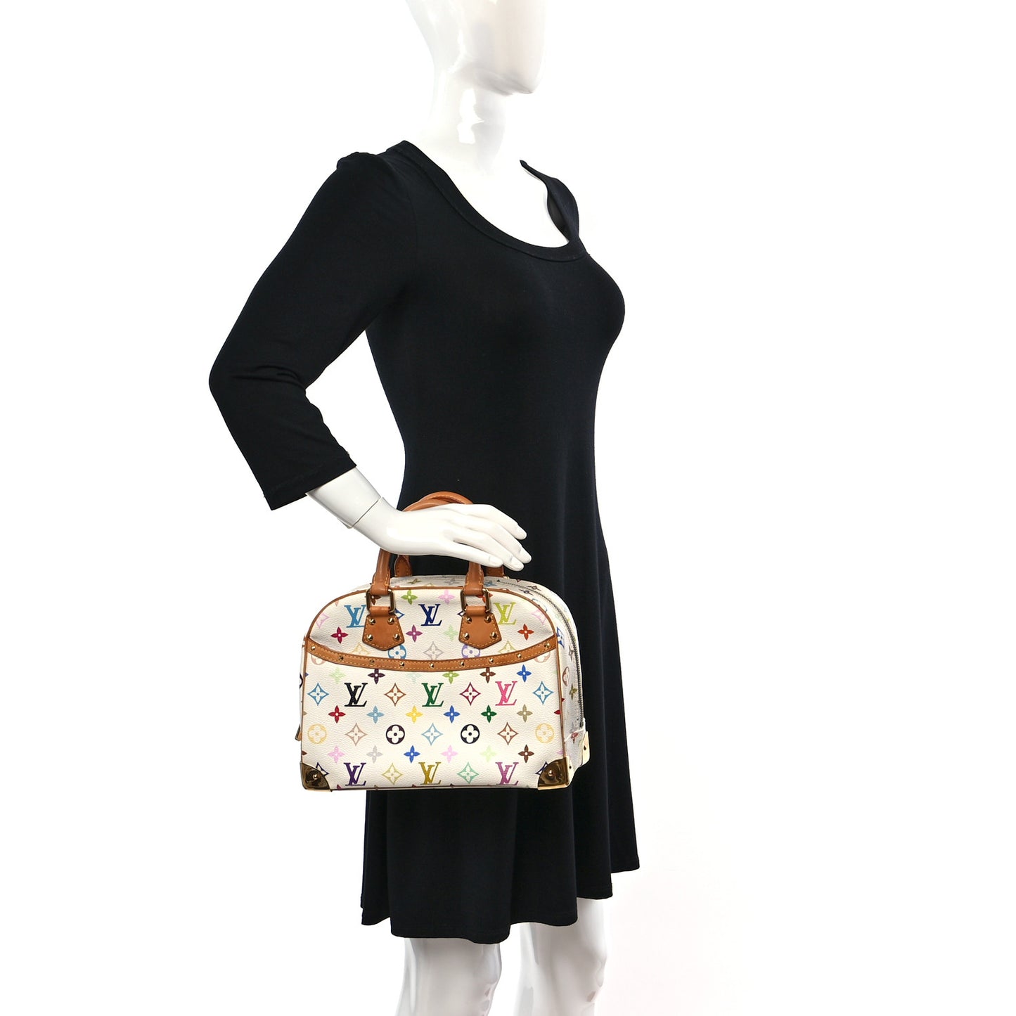 Monogram Multicolor Trouville White