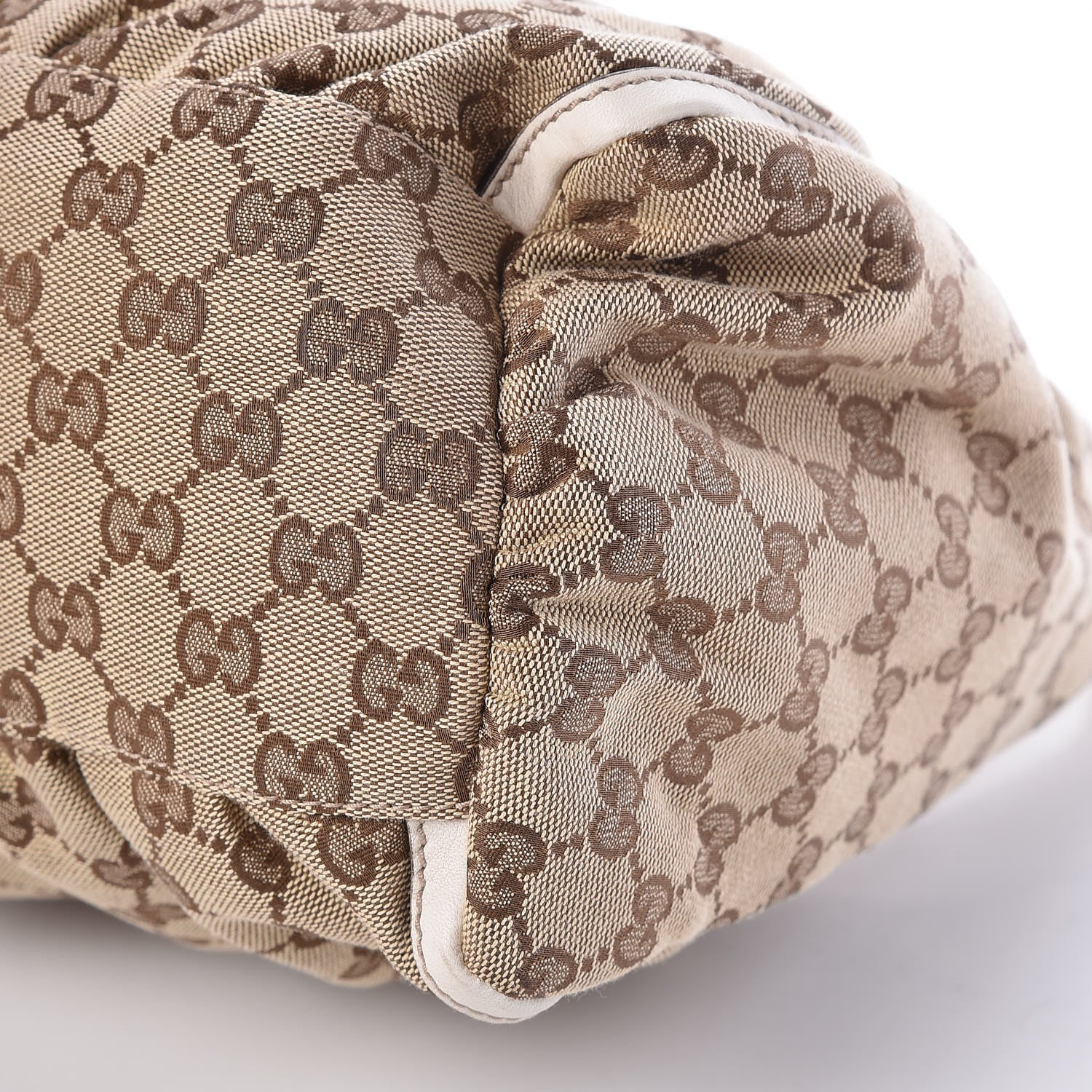 Gucci Monogram Large D Gold Hobo Off White 10 of 10