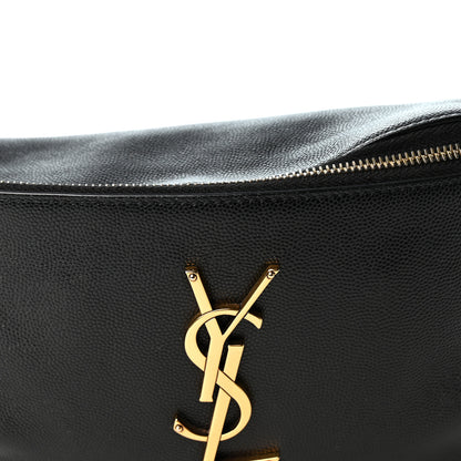 Saint Laurent Grain De Poudre Monogram Belt Bag Black 6 of 8