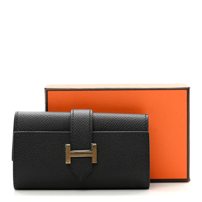 Hermes Epsom Bearn Multicles 4 Key Holder Black 2 of 7
