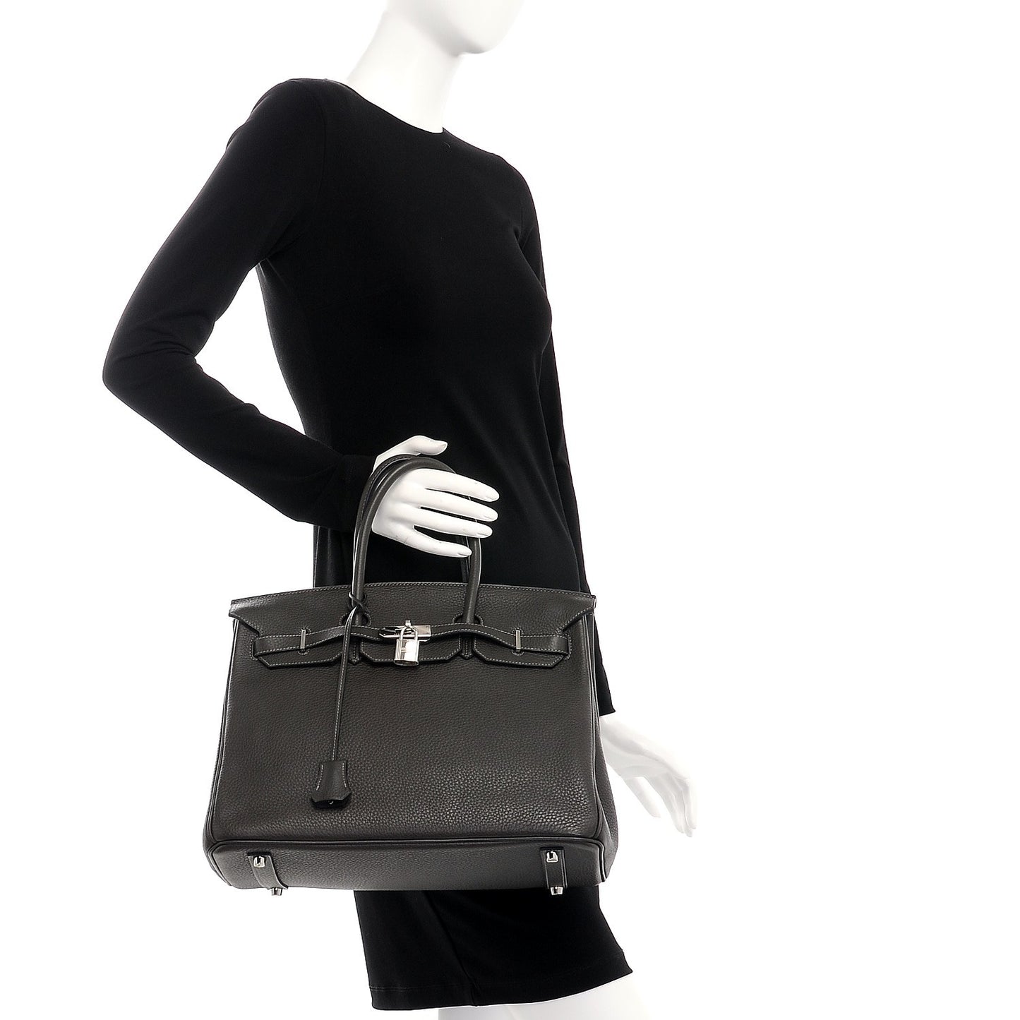 Taurillon Clemence Birkin 35 Graphite